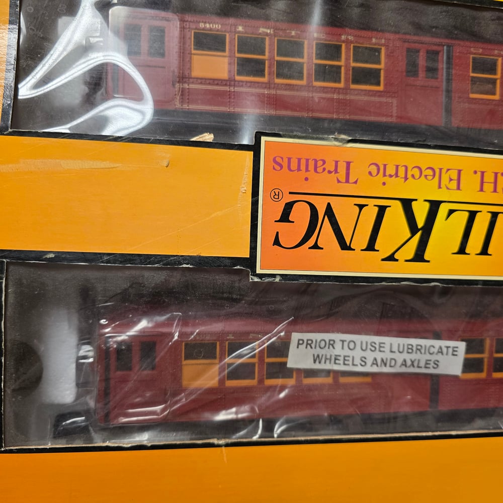 Image of 2 car set Mth Nyc Interborough subway 