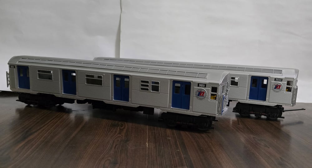 Image of 2 car set Mth R32 subway cars