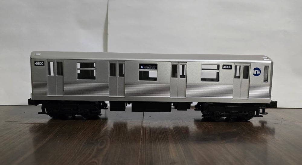 Image of Mth Nyc R42 silver subway car