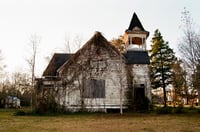 Image 1 of Doucette Union Church by Kat Swansey - Framed Photograph