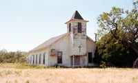 Image 1 of Doole Baptist Church by Kat Swansey - Framed Photograph