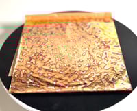 Image 2 of Variegated gold leaf - Red