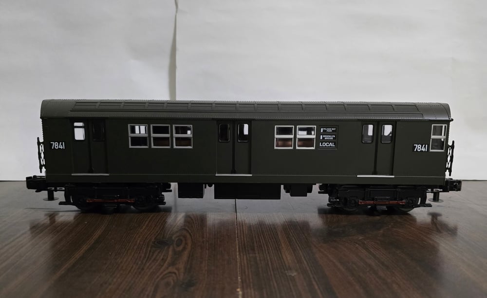 Image of Mth Nyc 7841 greenbird subway car