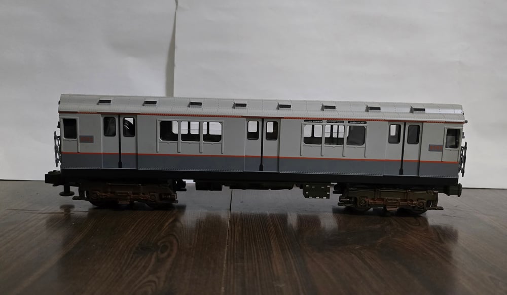 Image of Mth Nyc R12 grey subway car