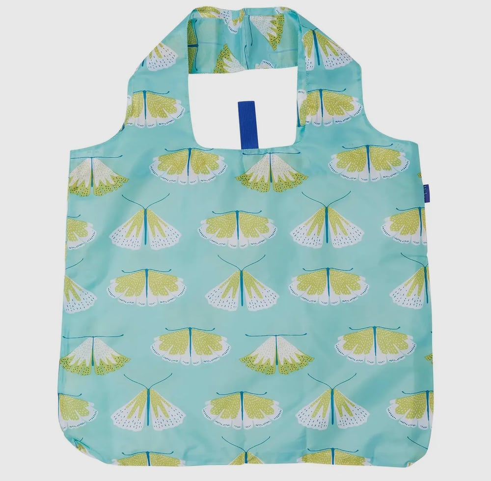 Image of Reusable Shopper Tote - Moths 