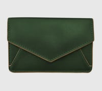 Image 2 of Leather Envelope Card Case - assorted colors