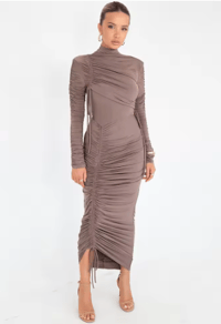 Image 1 of EVELYN Ruched Dress