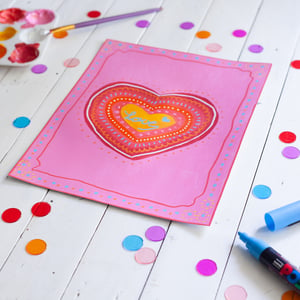 Image of Love Heart Canvas - Fri 14 FEB 4-6.30pm