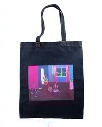 "Apartment" Denim Tote Bag