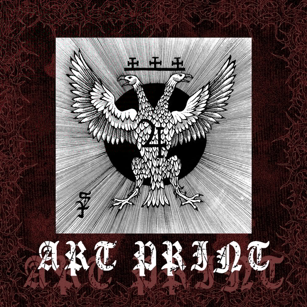 Image of Art Print: Divinidad bicéfala