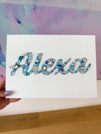 Image 3 of Jewelled Name Sign - Small 
