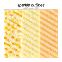 Image 1 of sparkle outlines. 