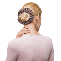 Image 2 of Bumble Bee Hair Scrunchie - Mauve