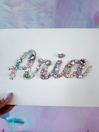 Image 4 of Jewelled Name Sign - Small 