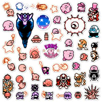 Image 1 of Kirby's Adventure Sticker Set (43 Pieces)