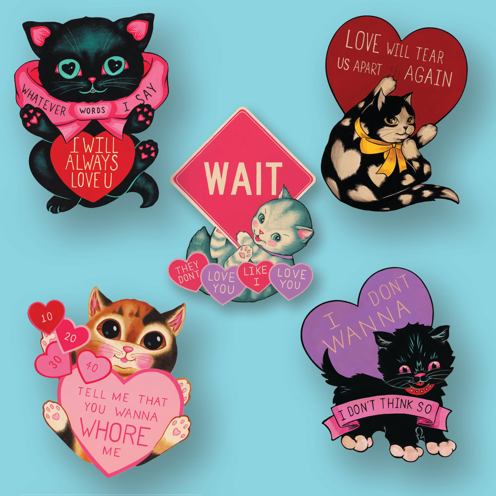 "Love Cats" Vol. 6 - Valentine card set