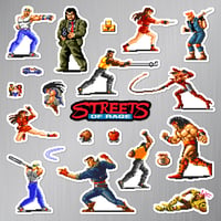 Image 1 of Streets of Rage Magnet Set (21 Pieces)