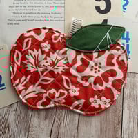 Image 3 of “Orange/Red Apple” QuiltedCoaster