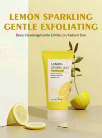 Image 7 of Lemon Face Wash Facial Cleanser Face Exfoliating Gel Moisturizing Remove Dead Skin Blackhead Exfolia