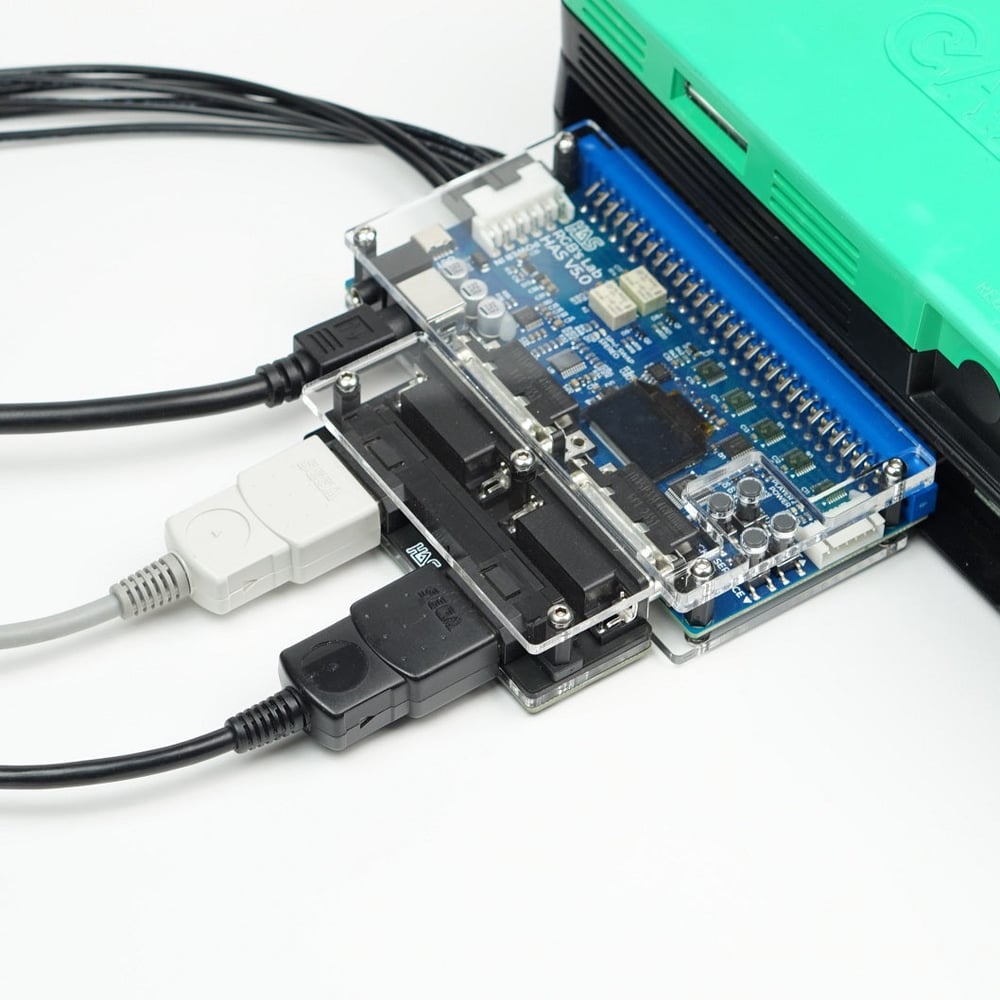 Image of HAS Dual Sega Saturn to DB15 Controller Adapter