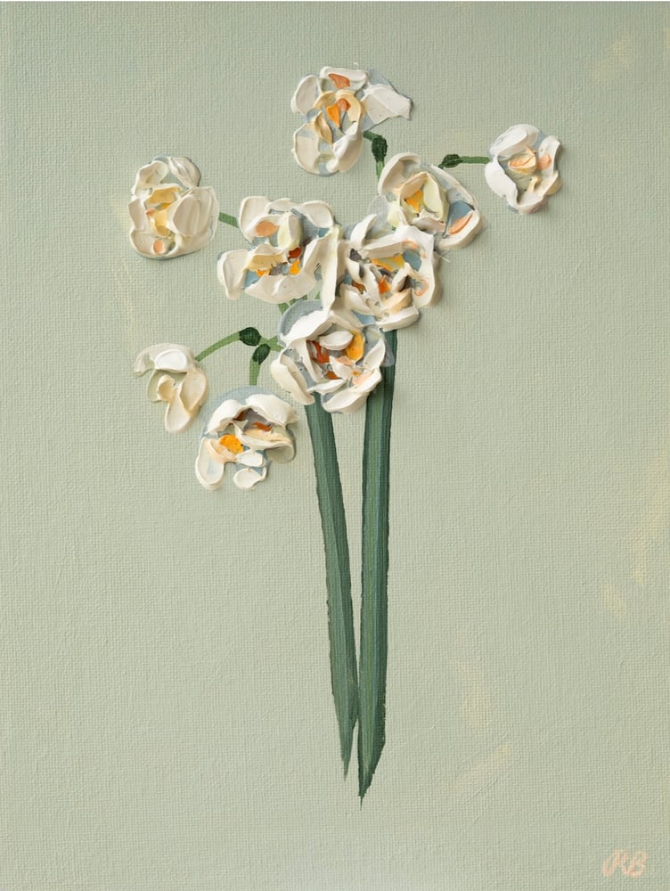 Image of BRIDAL CROWN ON ALCOVE GREEN - GICLÉE PRINT