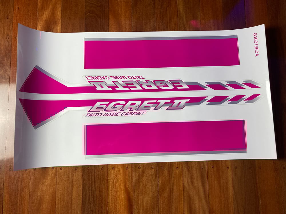 Image of 100% Genuine Taito Egret 2: Candy Cabinet Artworks: Complete Art Set