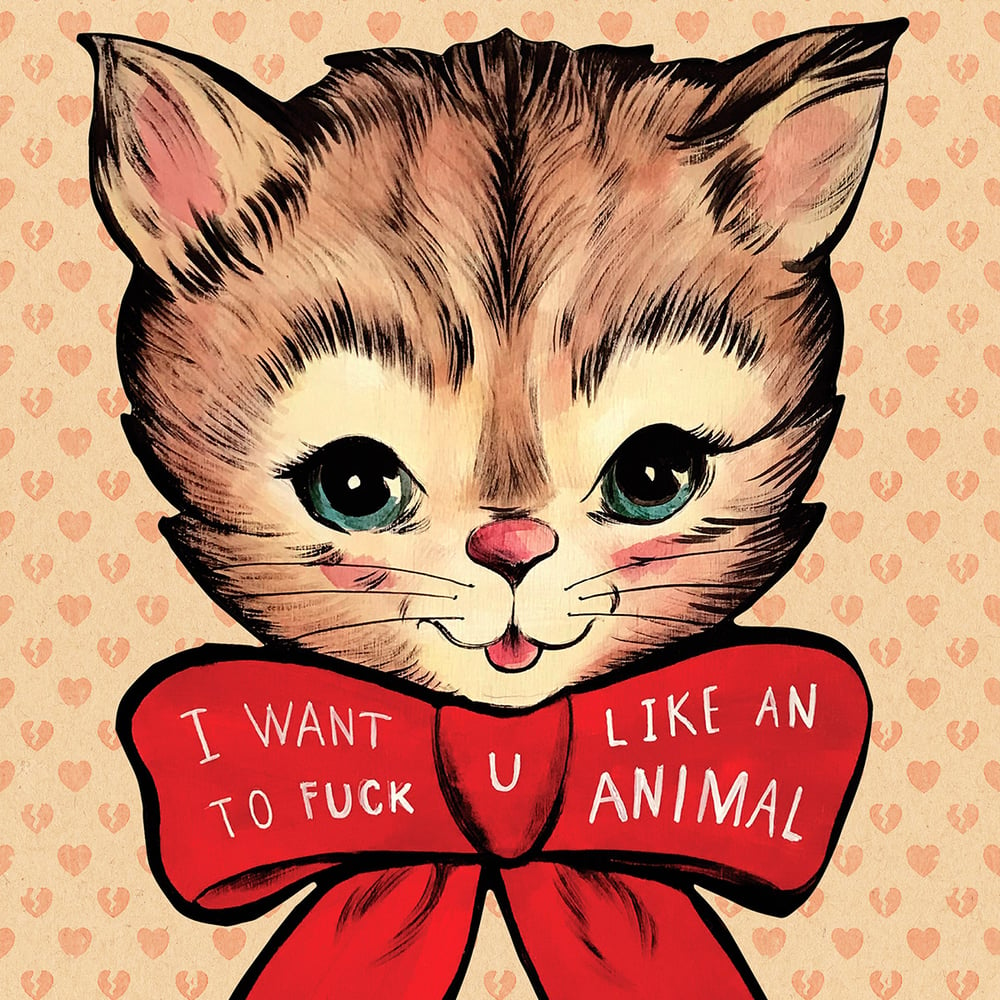 "Animal" Lovecat Limited Edition Print