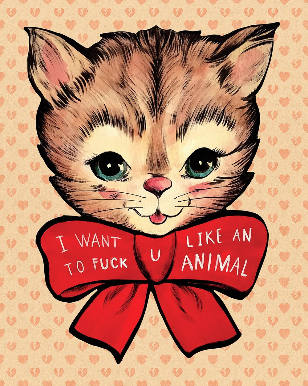 "Animal" Lovecat Limited Edition Print