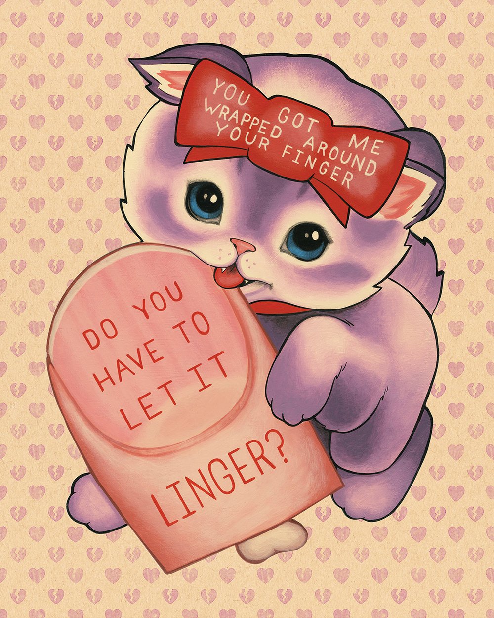 "Linger" Lovecat Limited Edition Print