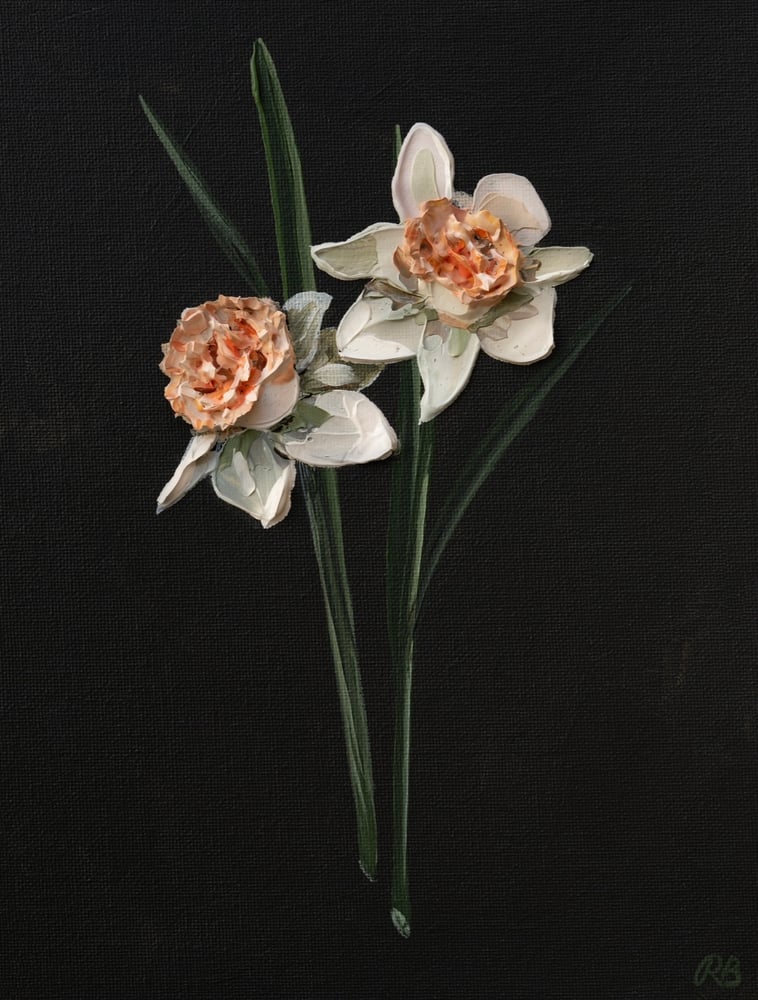 Image of PETIT FOUR ON WARM BLACK - GICLÉE PRINT