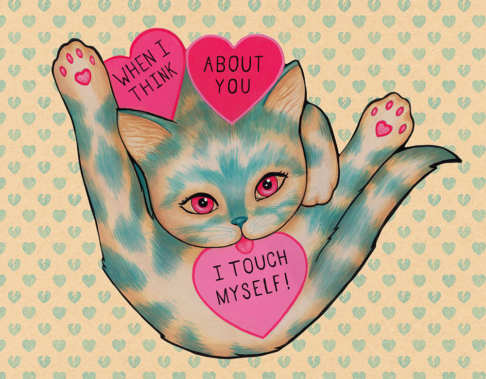 "Touch" Lovecat Limited Edition Print