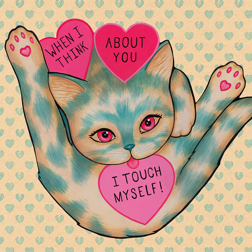 "Touch" Lovecat Limited Edition Print