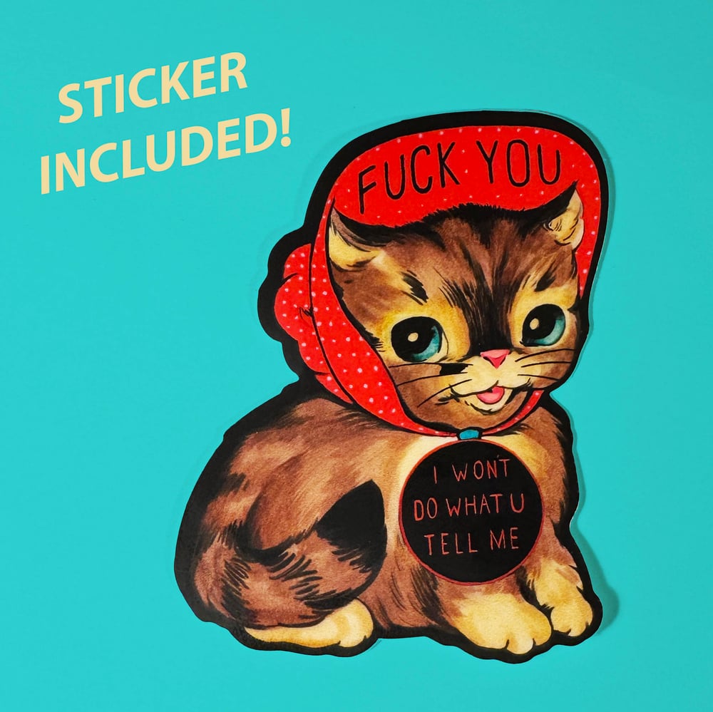 "Touch" Lovecat Limited Edition Print