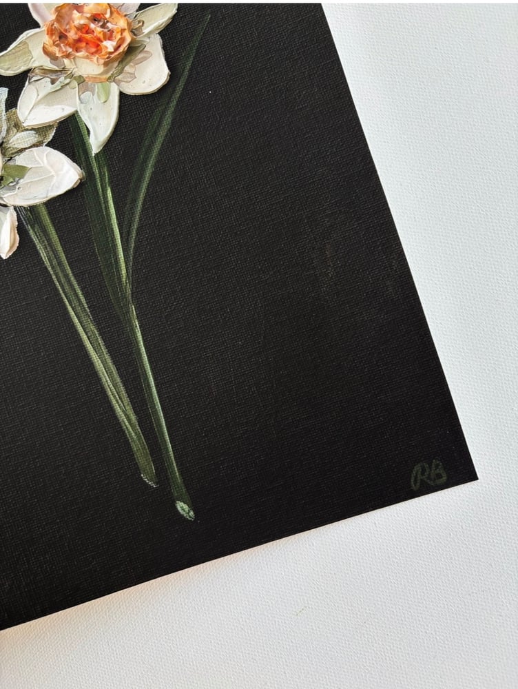 Image of PETIT FOUR ON WARM BLACK - GICLÉE PRINT