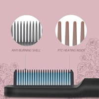 Image 8 of Mini hair straightening brush hot comb