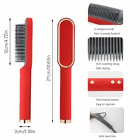 Image 6 of Mini hair straightening brush hot comb