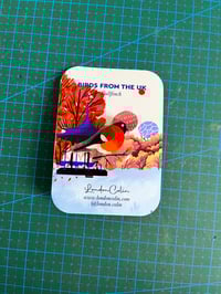 Image 5 of Bullfinch - Birds from UK - Handmade Pin 