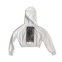 Image 4 of All Saints Cropped Zip Up Hoodie