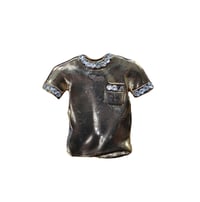 Image 1 of Brass T-Shirt Brooch