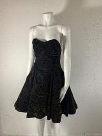 Image 4 of Masquerade Velvet Dress And Bolero Set