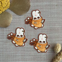 Image 3 of Cozy Bun Sticker - B-grade