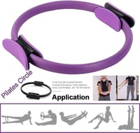 Image 4 of Yoga Fitness pilates Ring, open ring for the back