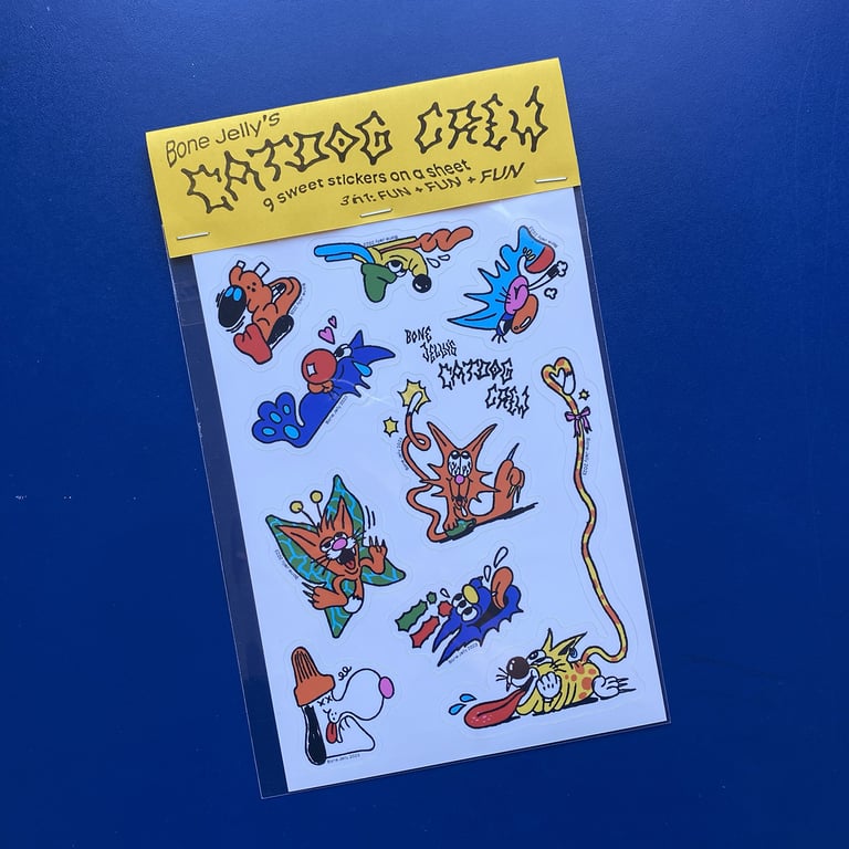 Catdog Crew Sticker Sheet