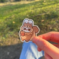 Image 2 of Squirrel Bun Sticker