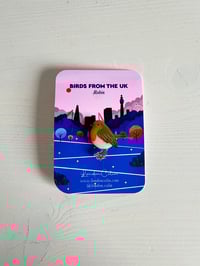 Image 2 of Robin - Birds from UK - Handmade Pin Resin.