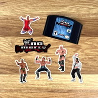 Image 2 of WWF No Mercy Sticker Set (31 Pieces)