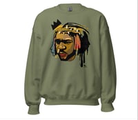 West side connect (military green crewneck )