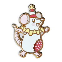 Image 1 of French Fry the Circus Rat Hard Enamel Pin 