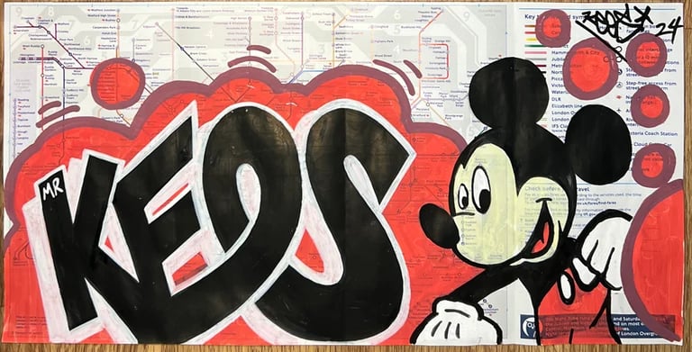 MrKEOS London tube map - Mickey 1/Mickey 2