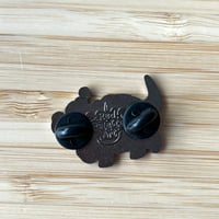 Image 4 of Burger the Sad Clown Possum Hard Enamel Pin - SMALL
